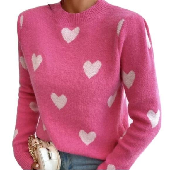 Delilah Wear Sweaters - HEART SWEATER